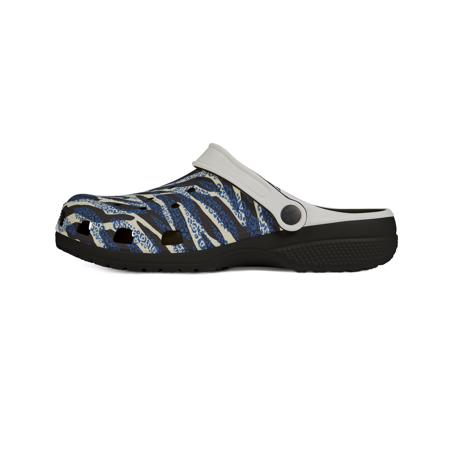 Zebra Striped Foam Rubber Shoes