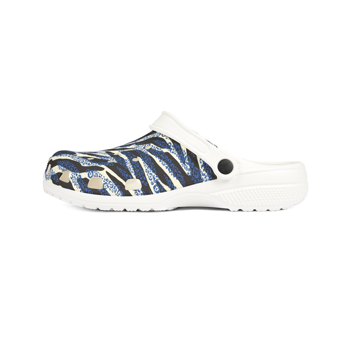 Zebra Striped Foam Rubber Shoes