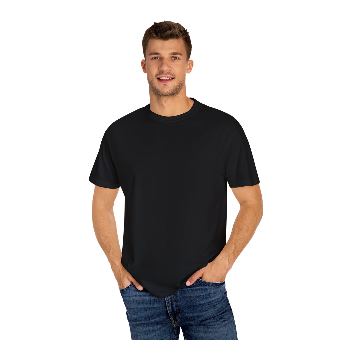 Unisex Garment-Dyed T-Shirt with Arabic Calligraphy Design