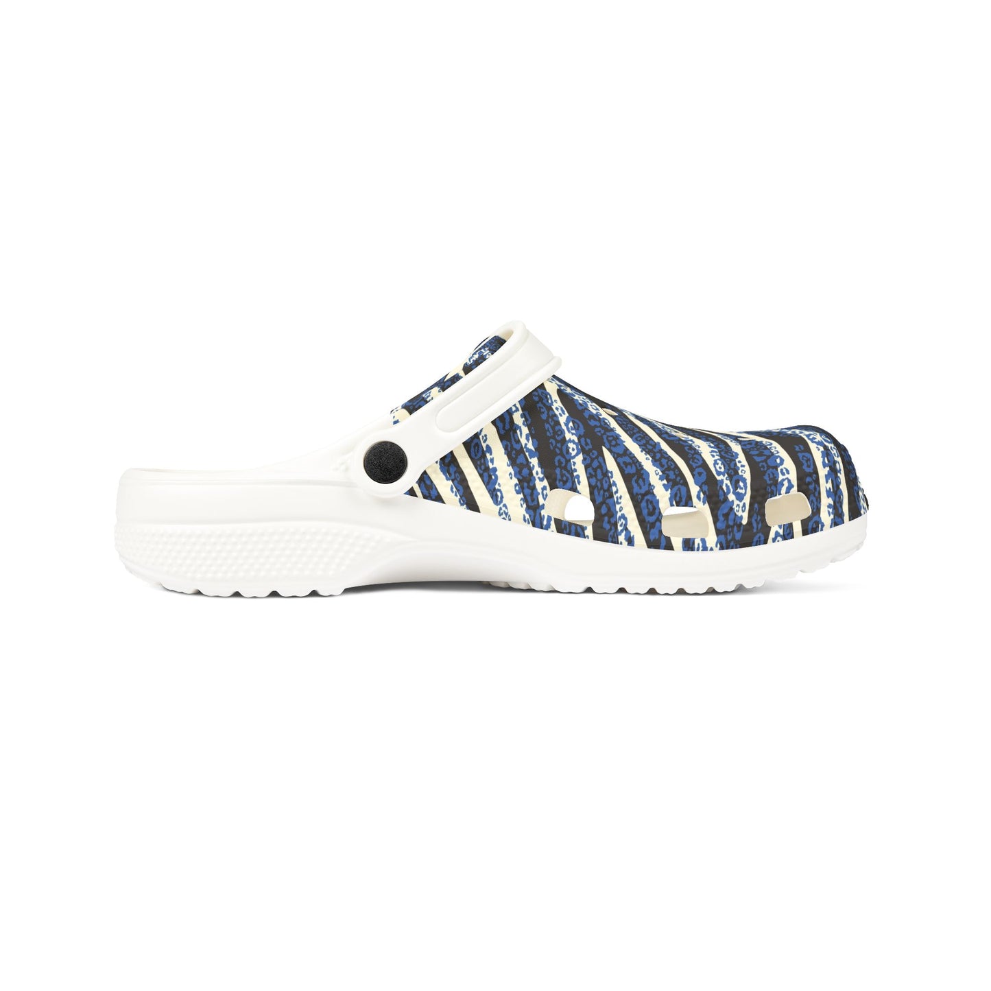 Zebra Striped Foam Rubber Shoes